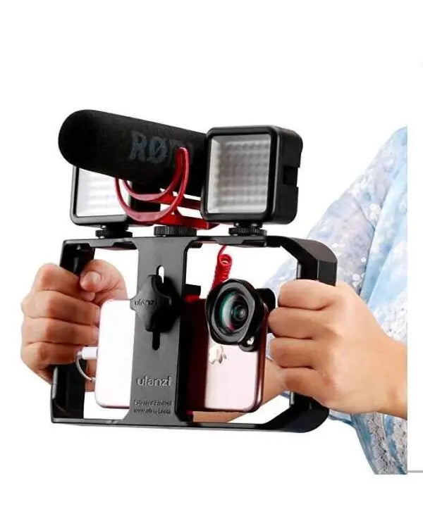 Apkina DS1 Smartphone Video Handle Rig Filmmaking Stabilizer Case - Black Product vendor