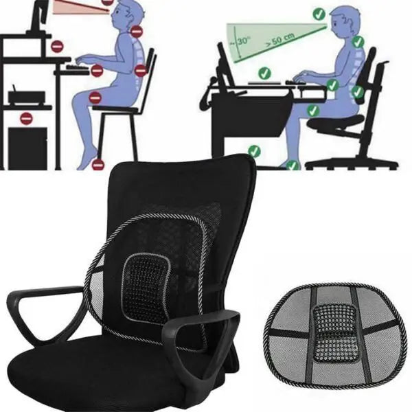 Back Support Chair Massage Cushion Mesh Product vendor