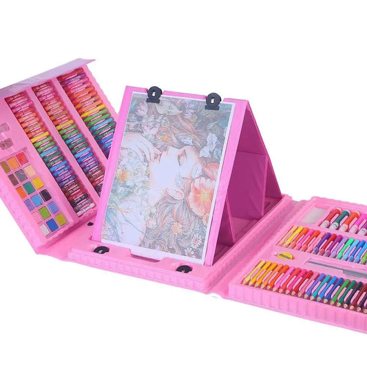 Kid Drawing Art Set 208Piece Portable Art Set Painting And Drawing Kit Product vendor