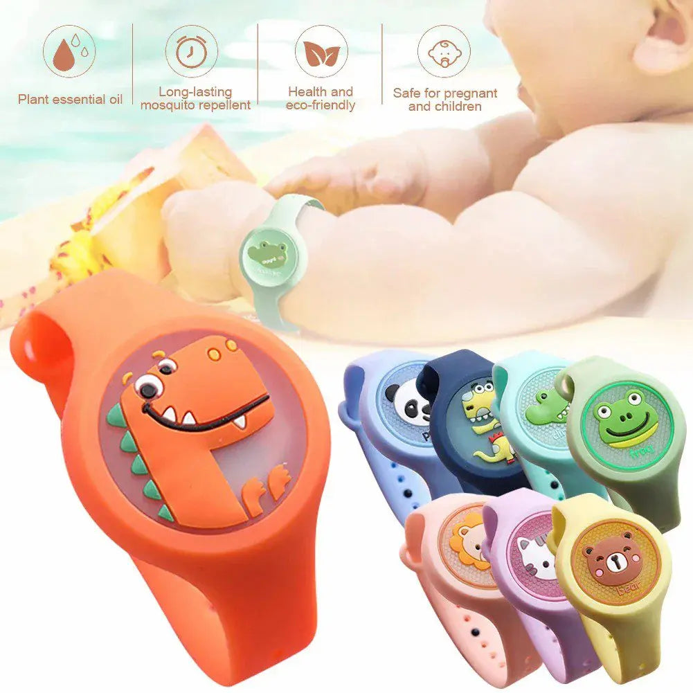 Kids Safe Reusable Mosquito Repellent Bands for Kids