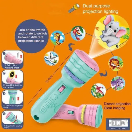 Projection Kids Handy Flash Light with 3 Cards (Mix/Random Cards) Product vendor