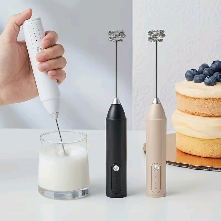 Rechargeable Handheld Electric Milk Frother