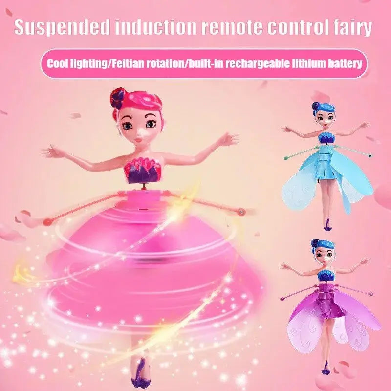 Disney Frozen Aircraft Cartoon Anime Cute Elsa Induction Flying Magic Fairy Gesture Levitation Flying Toy for Kids Birthday Gift Product vendor