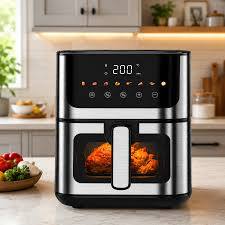Sanford Digital Air Fryer with Viewing Window – 1700W Smart Multi-Function Air Fryer