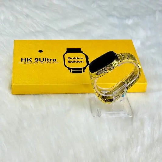 Hk9 Ultra Golden Edition Big 2.2 Infinite Display Smart Watch Product vendor