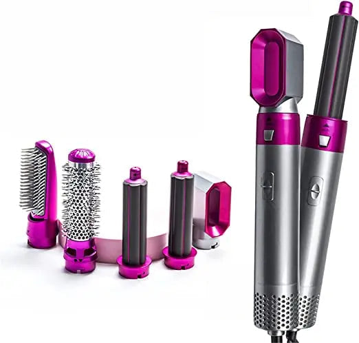 5 In 1 Hair Dryer Brush Electric Blow Dryer Hair Comb Curling Brush Kit Straightener Product vendor