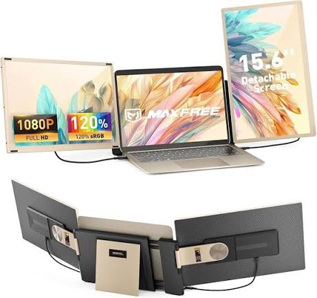 Portable Laptop Screen Extender – Dual & Triple FHD 1080P IPS Monitor Expansion