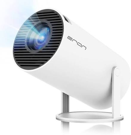 HY300 Style Mini Portable Smart LED Projector – 180° Rotating Outdoor & Home Theater Projector