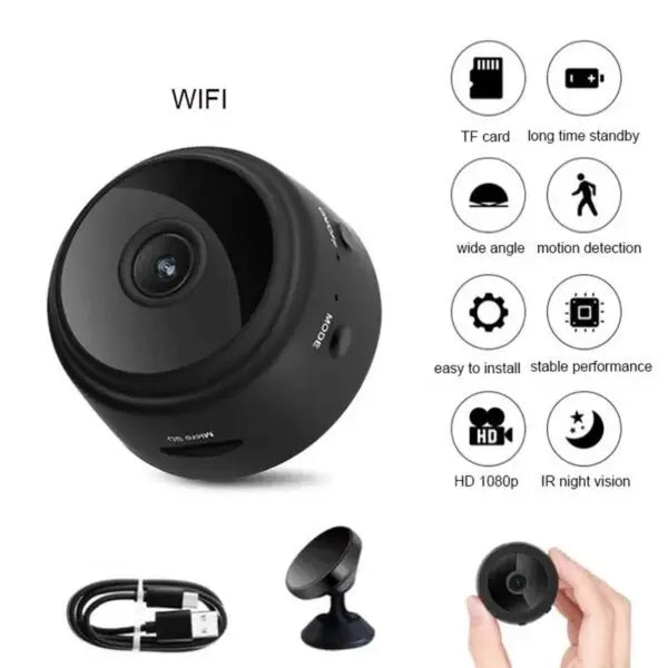 WiFi Mini Camera HD 1080p Wireless Video Recorder Voice Recorder Security Monitoring Camera Smart Home For Infants And Pets Product vendor