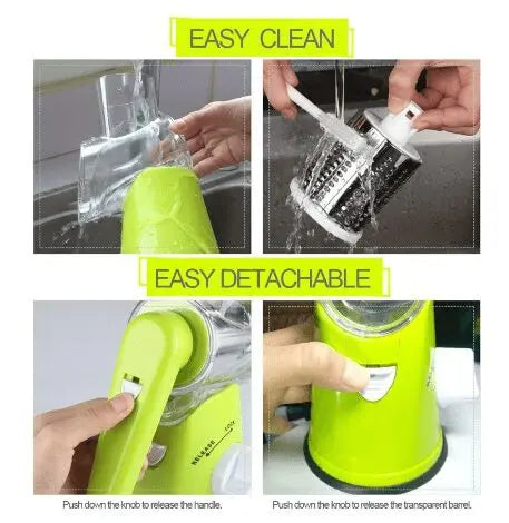 Tabletop Drum Grater Manual Rotary Vegetable Slicer Cutter Kitchen Product vendor