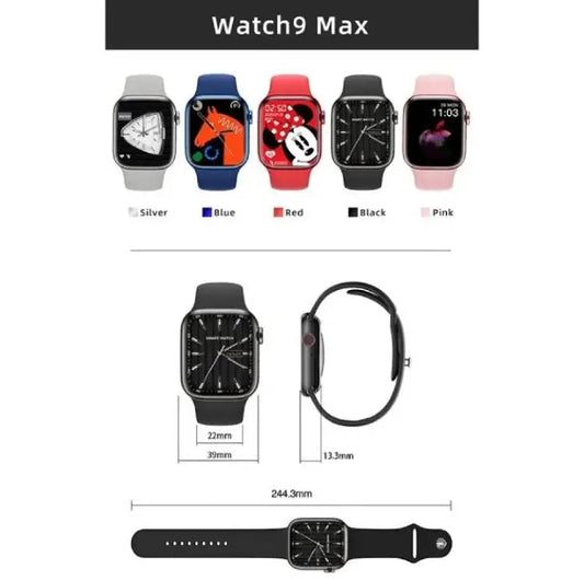 Watch9 Max Smart Watch Men Women Series Bluetooth Call NFC Wireless Charging Smartwatch Product vendor